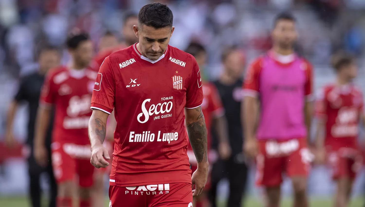 Los jugadores de San Martín se fueron de Núñez con las manos vacías. FOTO DE MATÍAS NÁPOLI ESCALERO/ESPECIAL PARA LA GACETA