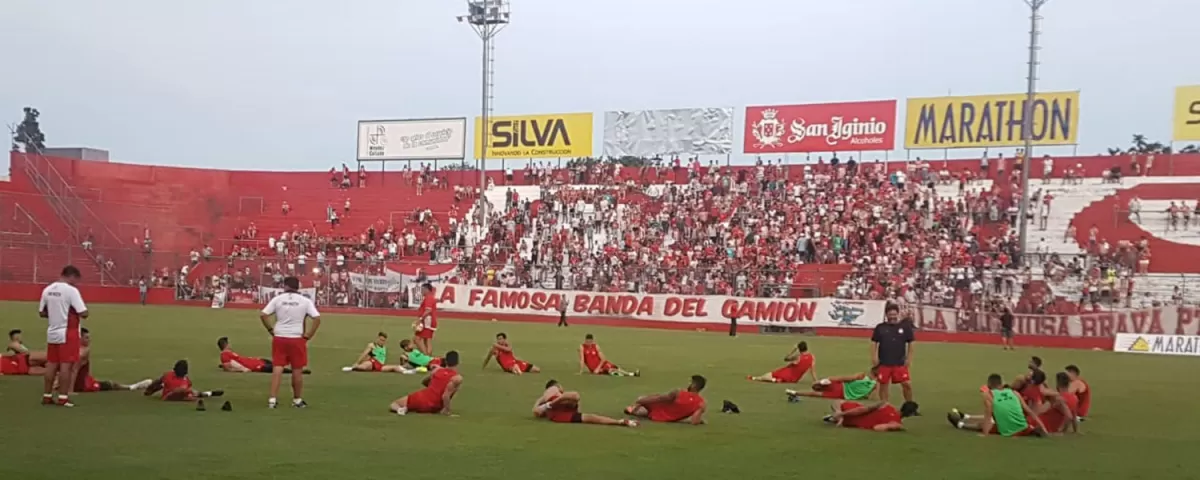 SAN MARTÍN, LISTO PARA DEBUTAR EN LA COPA ARGENTINA. Caruso probará a los pibes.