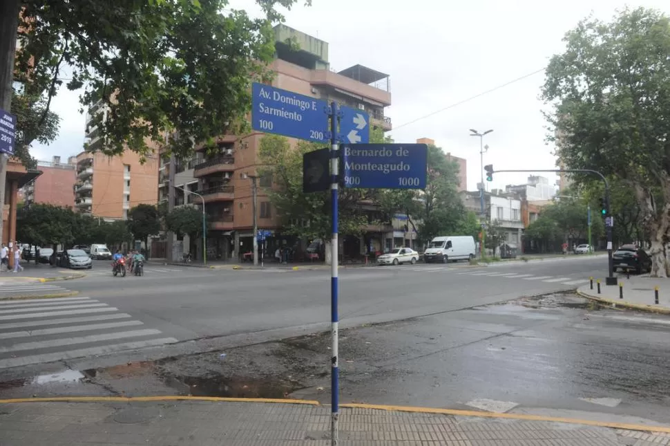 EL LUGAR DEL HECHO. El agresor atacó a la mujer e intentó escapar, pero fue detenido a 100 metros de ahí. la gaceta / foto de antonio ferroni