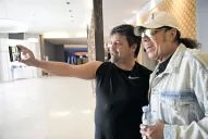 Caruso Lombardi y “La Mona” Jiménez se encontraron antes del viaje de San Martín a Salta