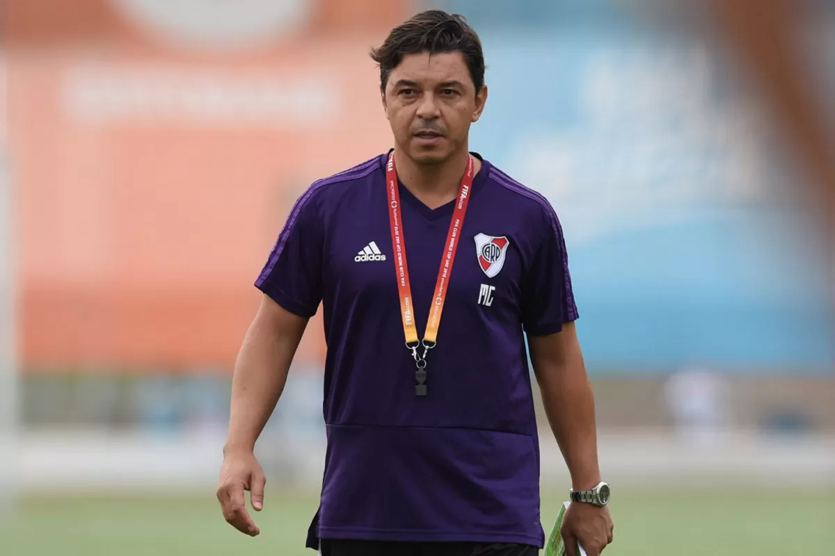 MARCELO GALLARDO. DT de River.