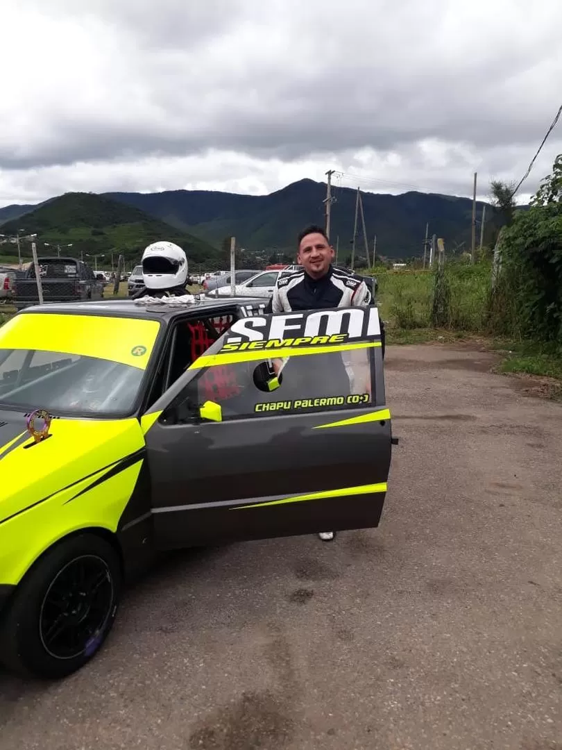 CUMPLIÓ. El Fiat Uno acompañó el buen rendimiento de su piloto en la pista. MOTORPLUS TUCUMAN 