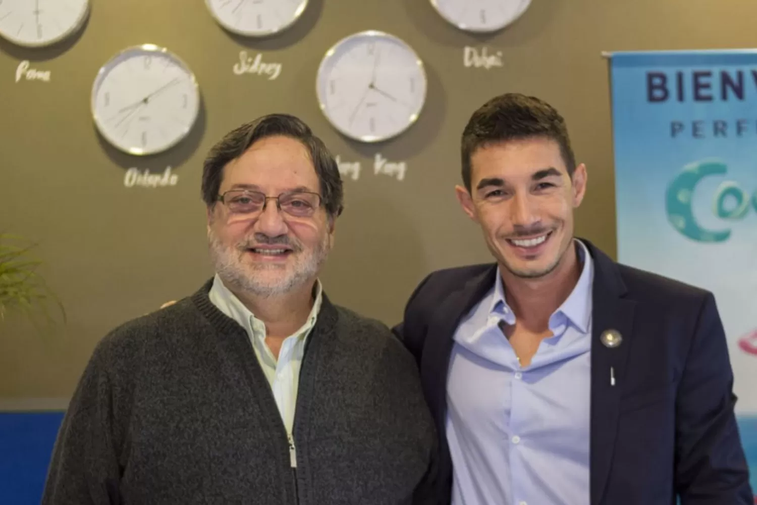 Agustín Neglia visitó las oficinas de “Luis Japaze Tours”