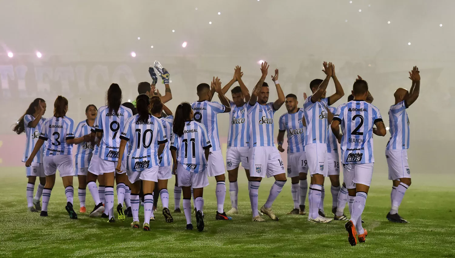 CERCA. Atlético sigue en la pelea por meterse en la Libertadores. LA GACETA/FOTO DE INÉS QUINTEROS ORIO