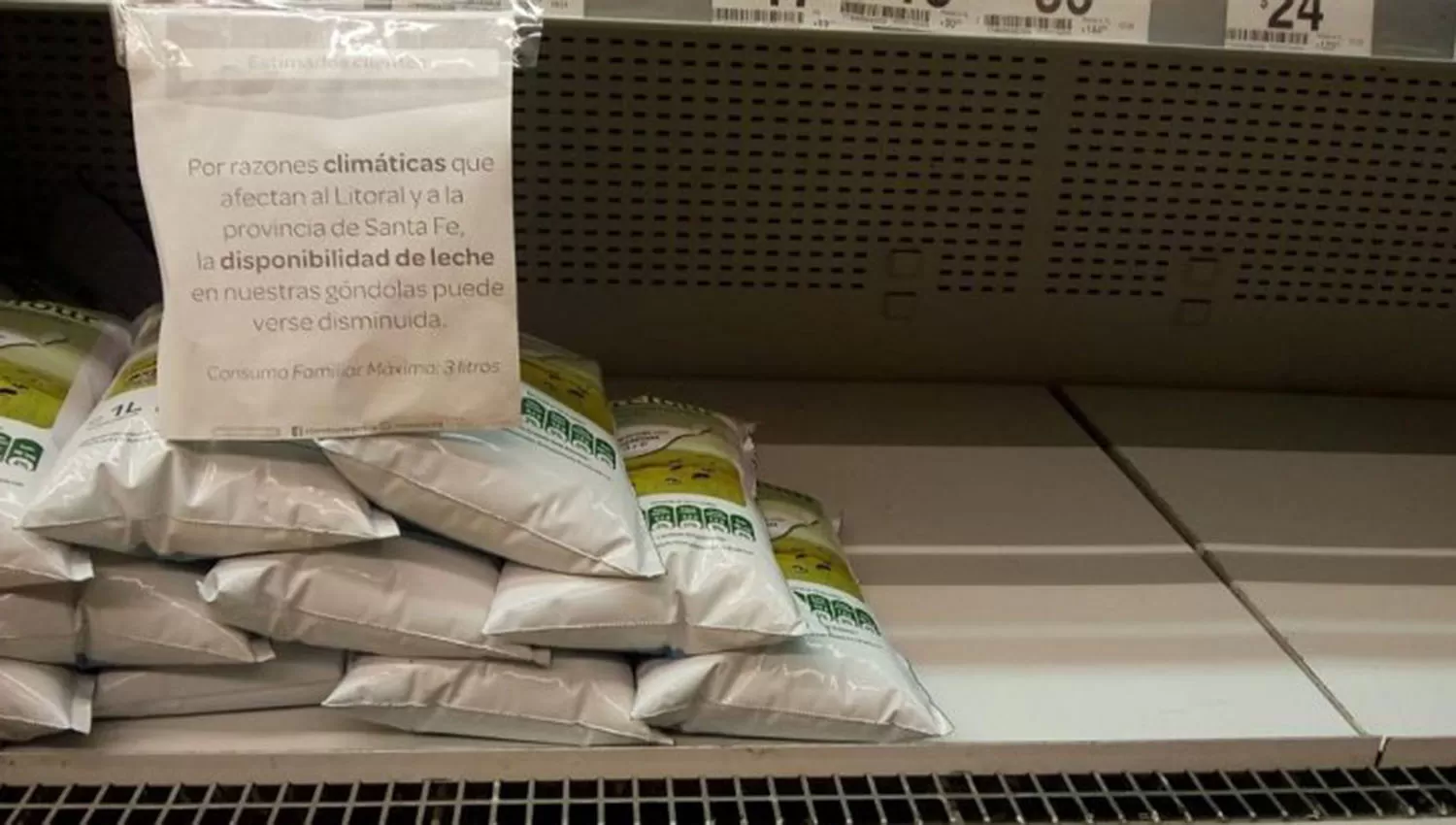 Advierten que podrían faltar lácteos y que subirán los precios