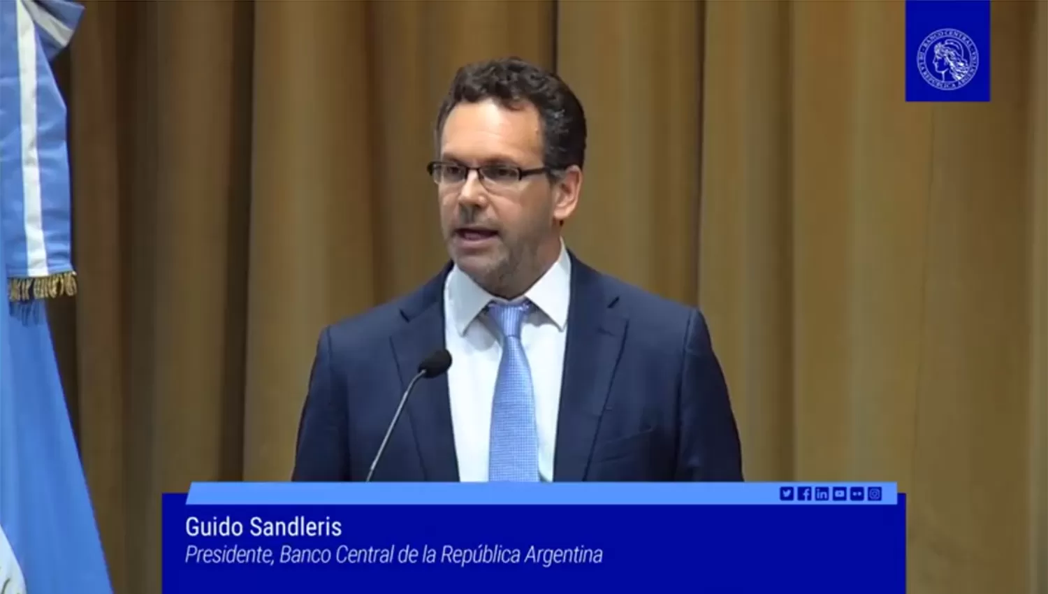 Guido Sandleris, presidente del Banco Central.