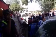 Video: más de 200 policías custodiaron el velorio del joven que murió en un robo