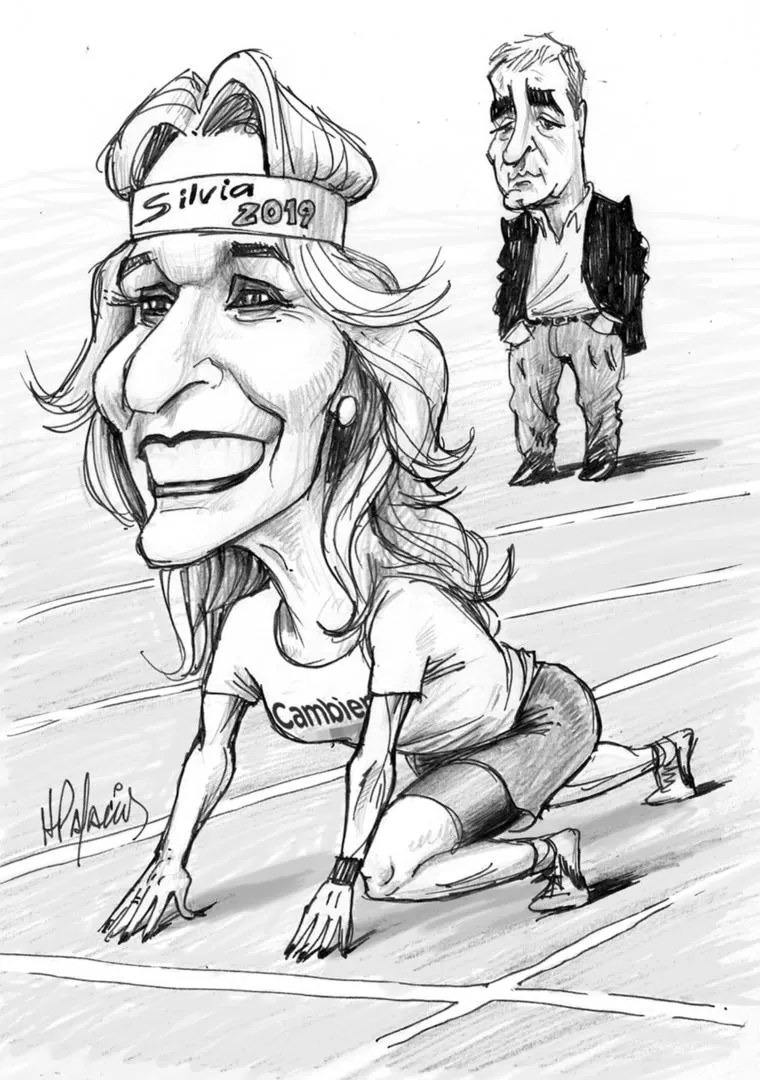 En la línea de largada