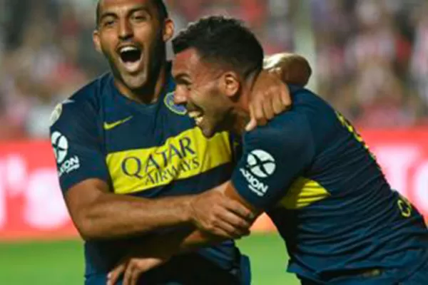 Tevez y Ábila, la temible delantera de Boca para visitar a San Martín