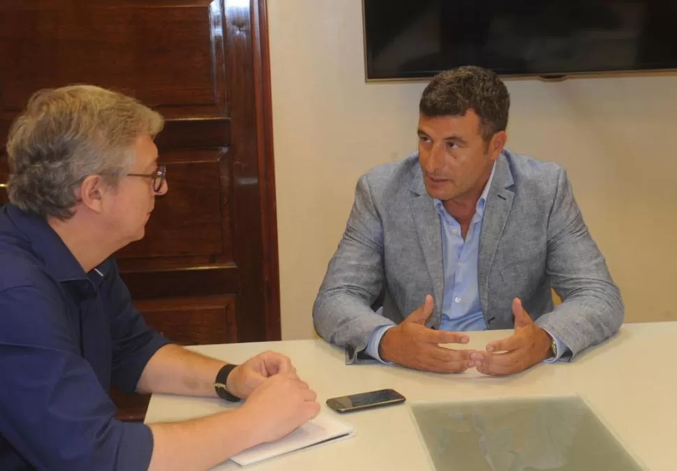 EN POSITIVO. García Casabal dice que los tucumanos prefieren salir al exterior desde Tucumán, sin tener que pasar por los aeropuertos de Buenos Aires.  la gaceta / foto de Antonio Ferroni