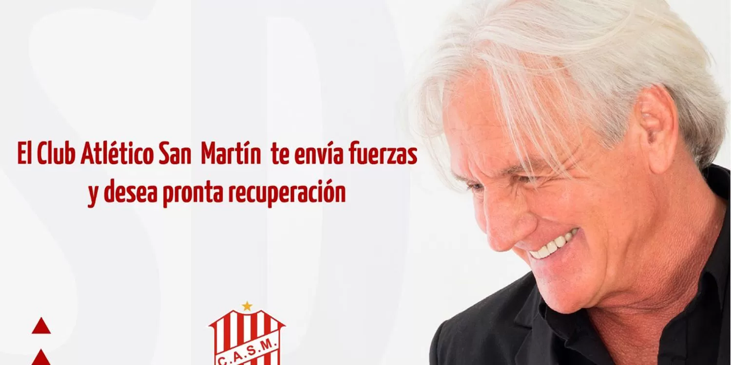 Los hinchas de San Martín y un mensaje para Sergio Denis en La Ciudadela