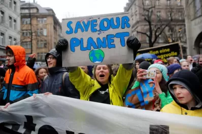 Jóvenes del mundo, contra el cambio climático