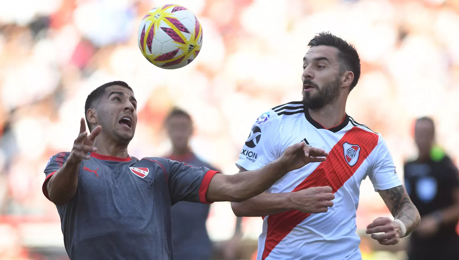 Scocco anotó el segundo gol de River en el Monumental. TÉLAM