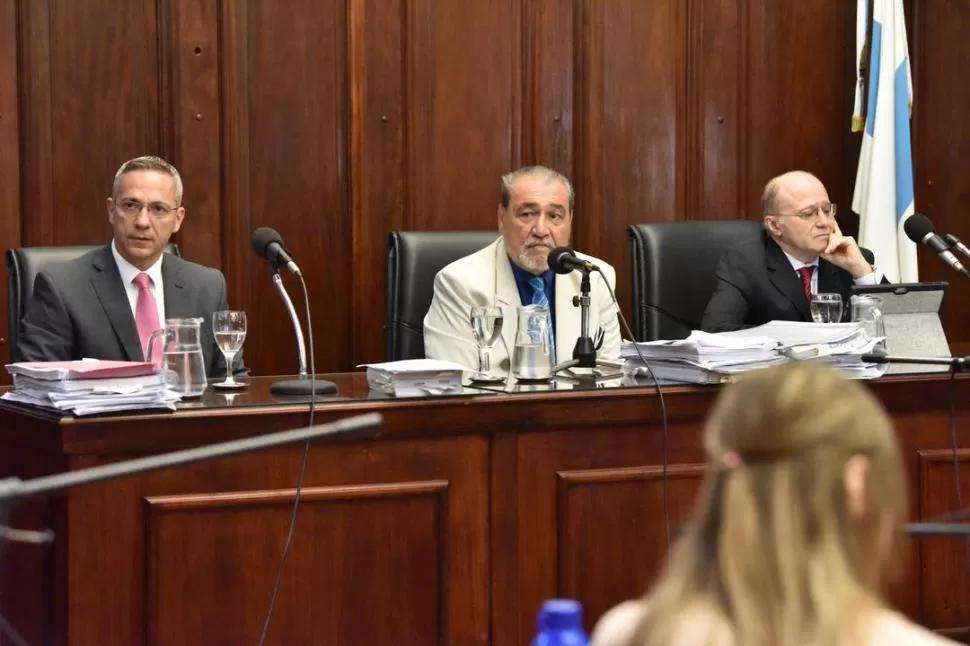 PLANTEO. Los jueces Rafael Macoritto, Dante Ibáñez y Carlos Caramuti pidieron nuevas investigaciones. la gaceta / foto de Inés Quinteros Orio