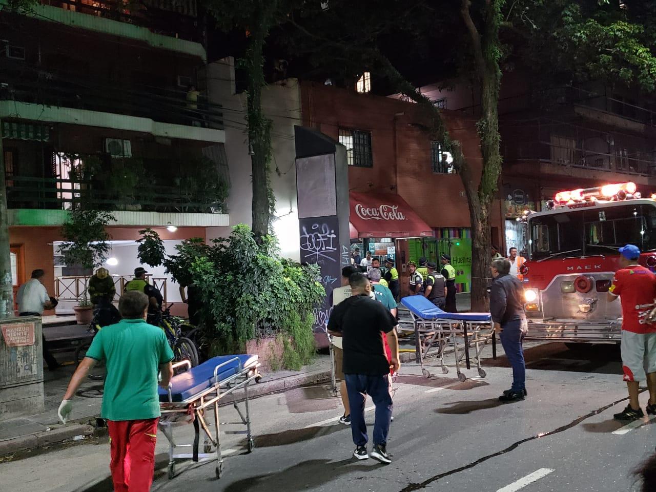 El tránsito en la zona se encuentra cortado. LA GACETA/FOTO DE CAMILA CARCELLER