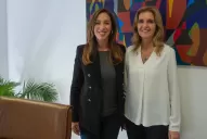 María Eugenia Vidal recibió a Silvia Elías de Pérez