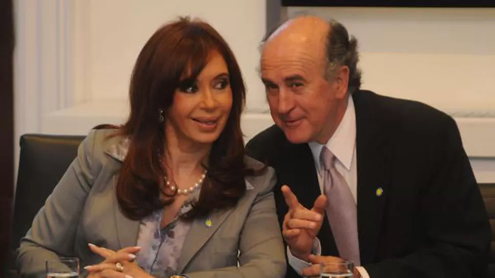 Cristina Kirchner y Oscar Parrilli.