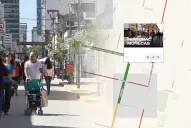 Cómo serán las semipeatonales de San Martín y de 25 de Mayo 