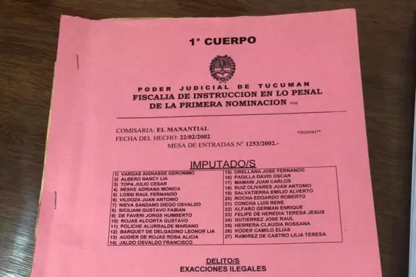 La Justicia halla bajo un armario el caso contra 27 legisladores acusados de cobrar coimas en 2002