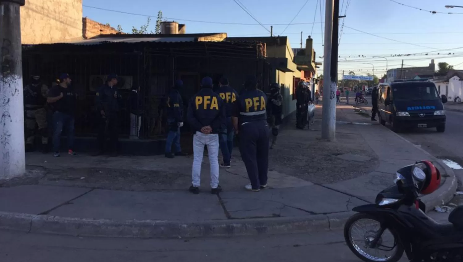 Operativo narcotráfico en Banda del Río Salí