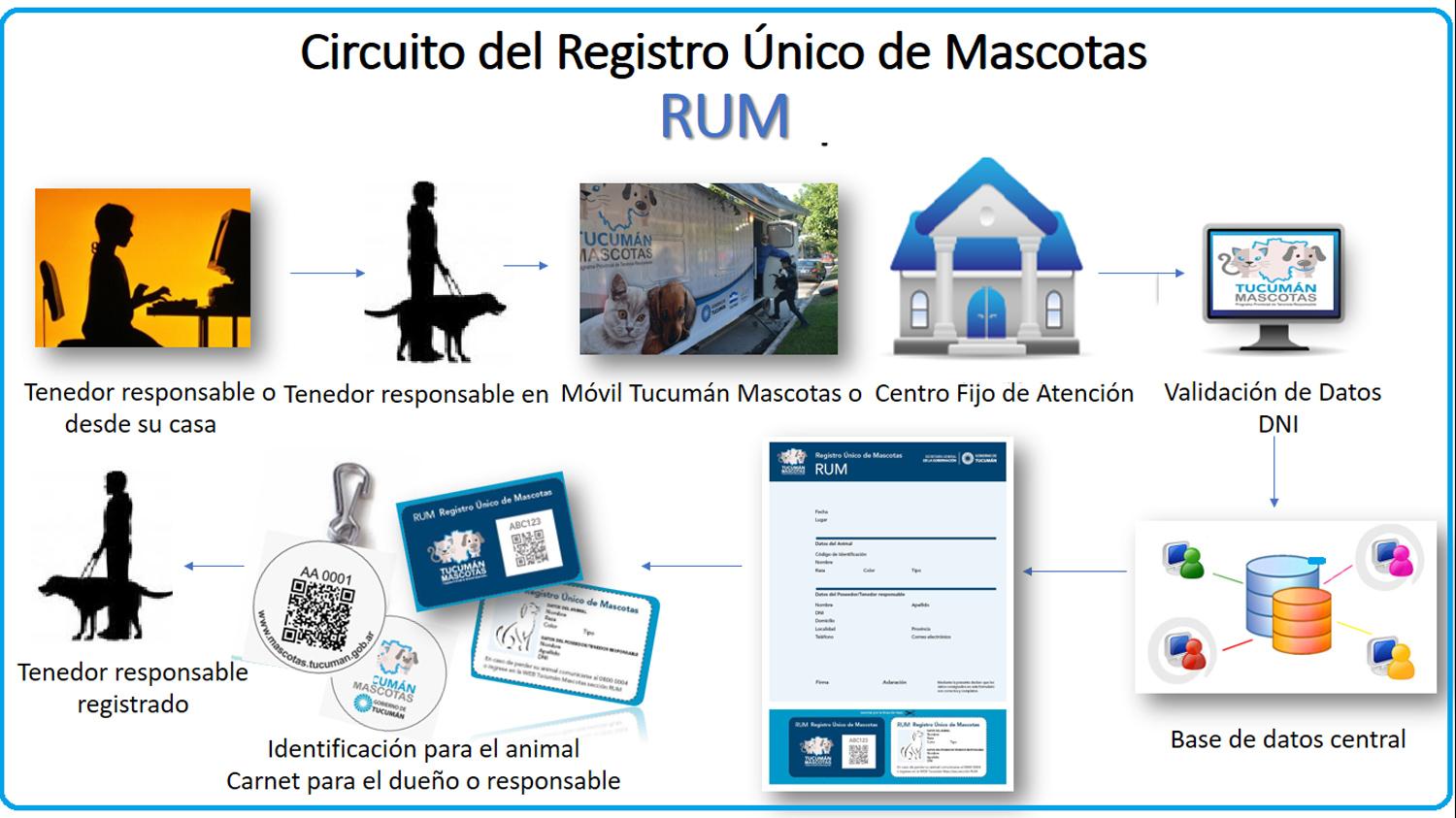 RUM. Paso a paso para registrar a tu mascota.