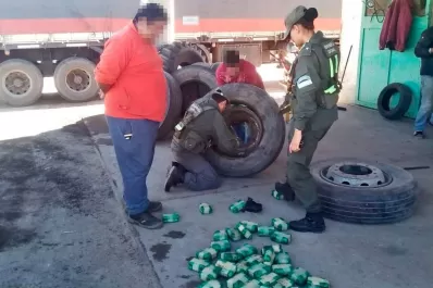 Traía a Tucumán 170 kilos de hojas de coca ocultos en los neumáticos de un camión