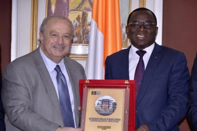 Muratore fue distinguido en Costa de Marfil