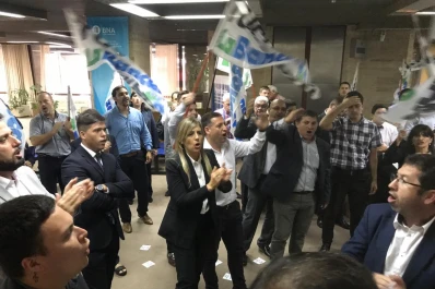 La Bancaria realizó una nueva protesta en el Banco Nación