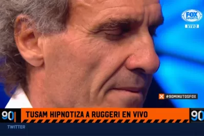 Video: Oscar Ruggeri fue hipnotizado en vivo por Tusam