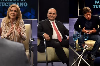Qué dijeron con el cuerpo los candidatos que pasaron por Panorama Tucumano