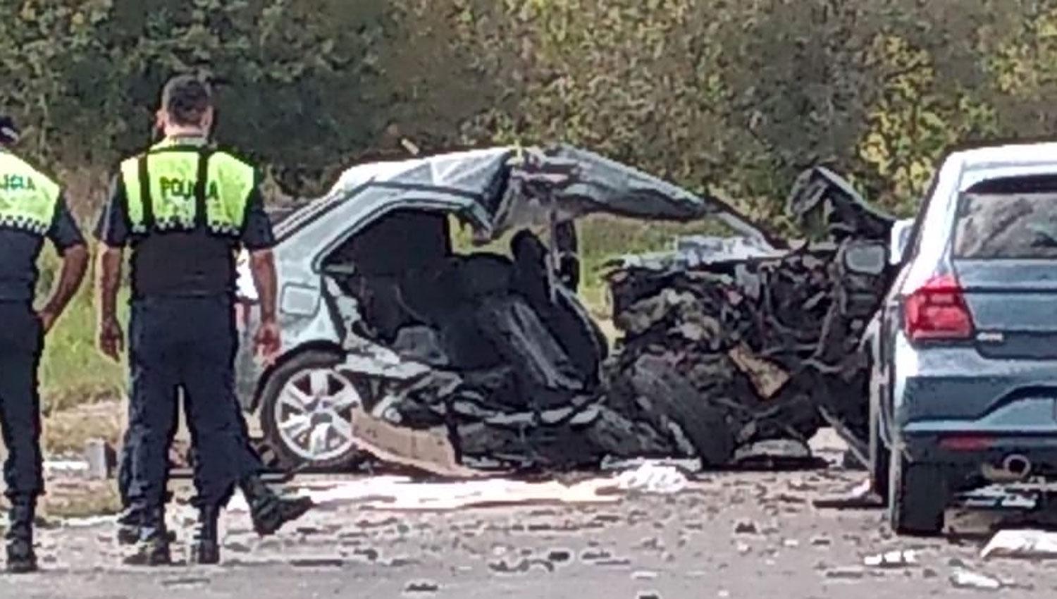 EN LULES. El choque ocurrió sobre la ruta 321. 