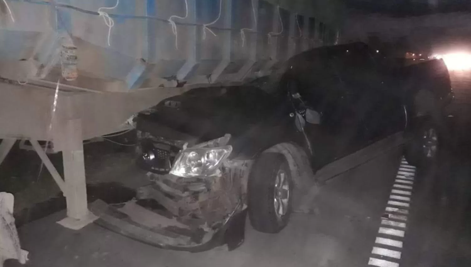 Accidente en la autopista