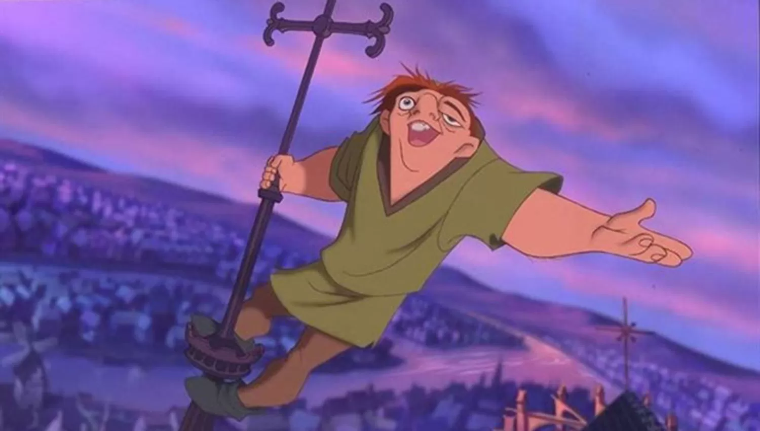 El jorobado de Notre Dame, según la versión de Disney de 1996.