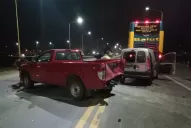 Cinco personas resultaron heridas en un múltiple accidente en la ruta 9