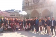 Es tucumana, iba a visitar hoy la catedral de Notre Dame pero cambió su plan justo antes del incendio