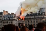 Las fotos más impactantes del incendio en la catedral de Notre Dame