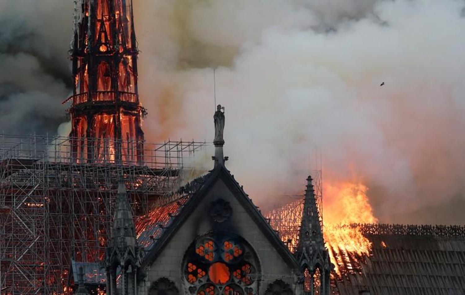 INCENDIO EN NOTRE DAME. Impactantes imágenes.