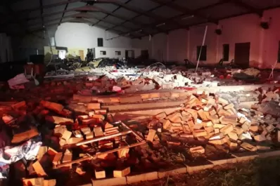 Al menos 13 muertos por el derrumbe de una iglesia en Sudáfrica
