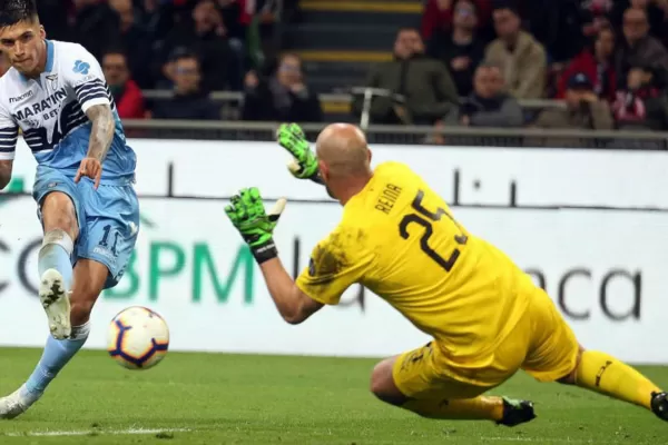 Con gol del tucumano Joaquín Correa, Lazio es finalista de la Copa Italia