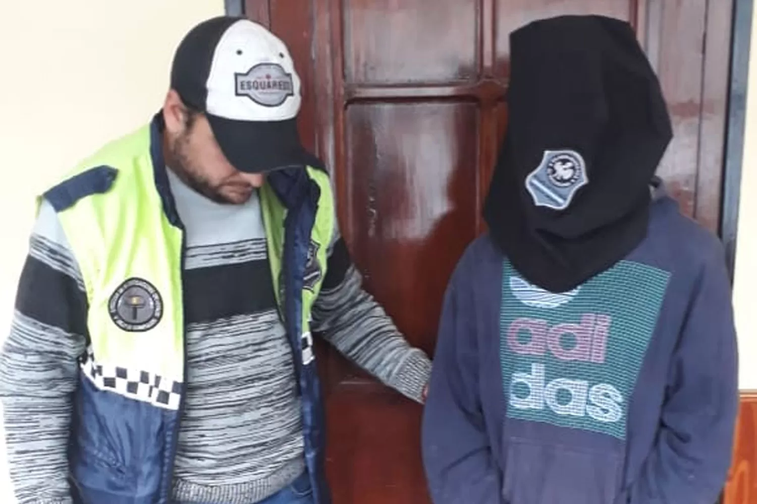 APREHENDIDO. El hombre tiene antecedentes.