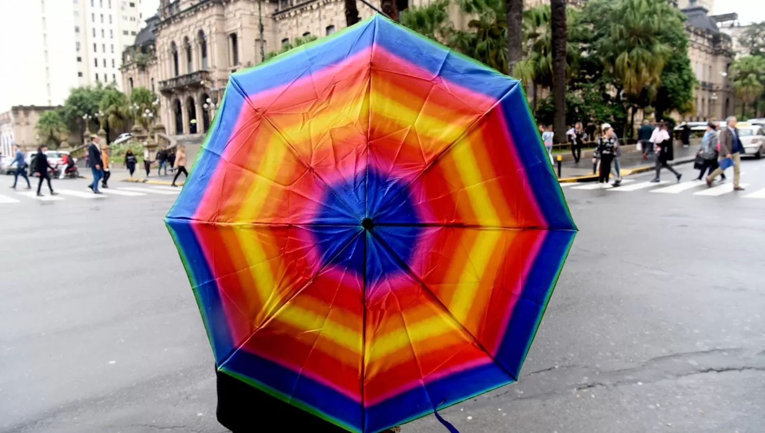 Las precipitaciones se extenderían hasta mañana. LA GACETA/FOTO DE FRANCO VERA