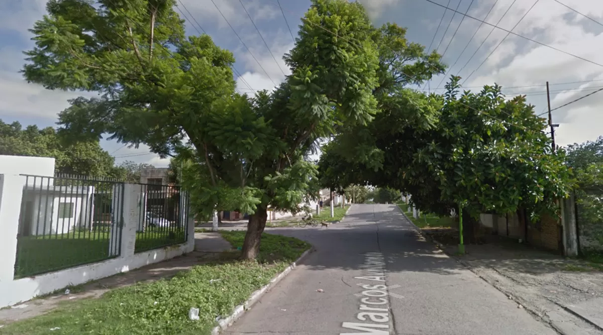 EL LUGAR DEL HECHO. El depósito se encuentra en Marcos Avellaneda y Uruguay.