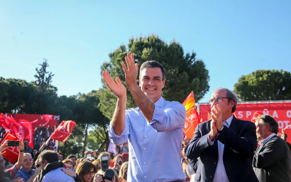 LA VUELTA. Sánchez era un considerado “muerto político” tras dos derrotas electorales y la rebelión de su partido.  