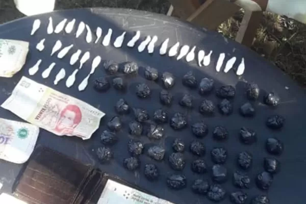 Droga, dinero, celulares y más: la policía incautó de todo durante el fin de semana