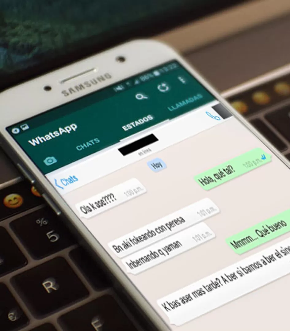 MENSAJE COMÚN. Abreviaturas y errores ortográficos se combinan. 