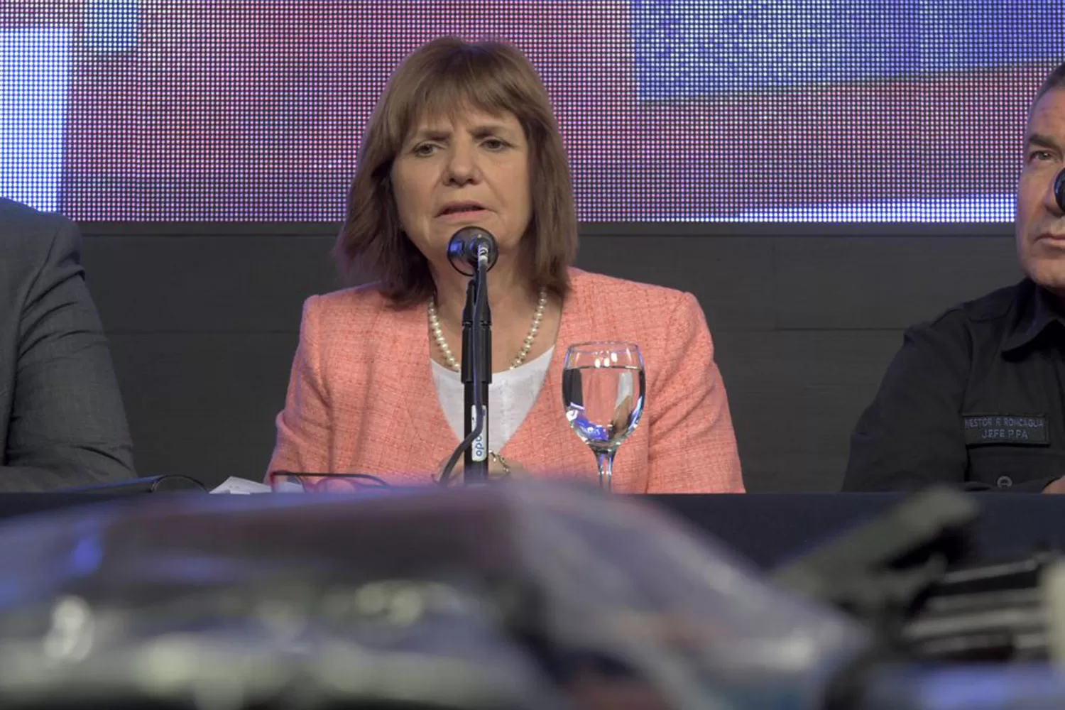 PATRICIA BULLRICH. Ministra de seguridad.