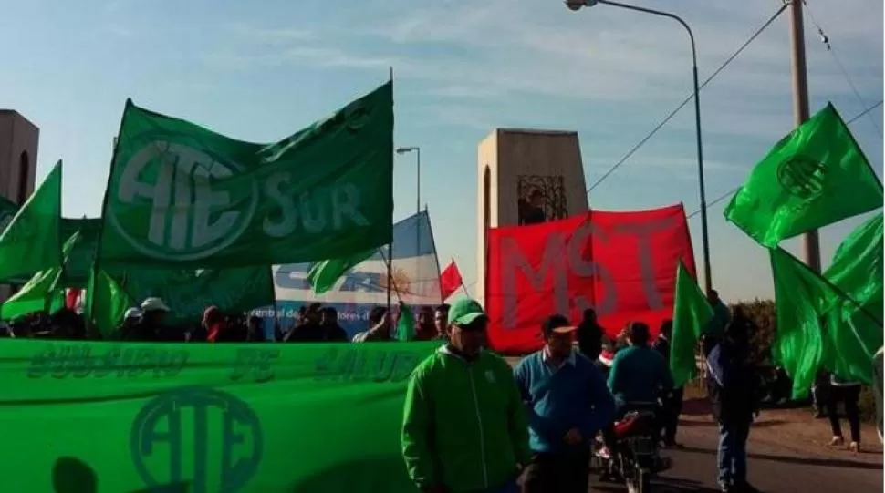 CTA y ATE se movilizan por toda la provincia.