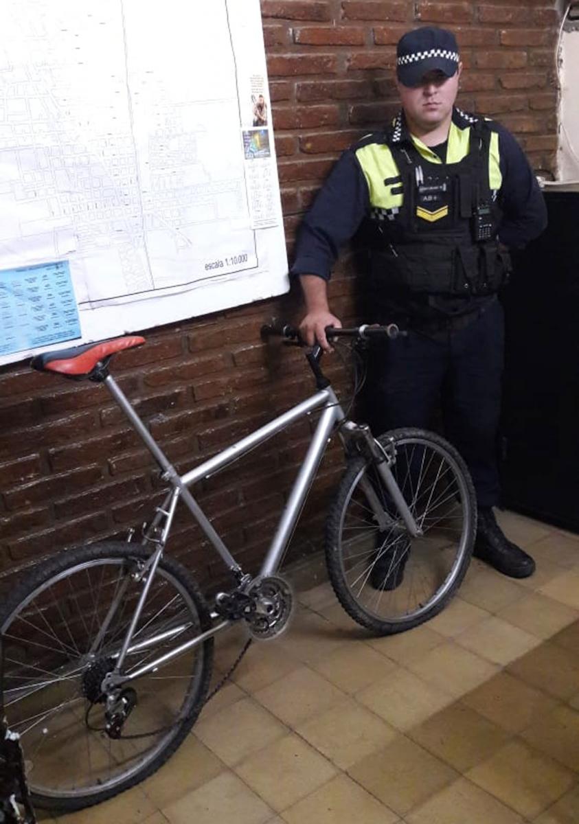 Recuperaron la bicicleta de Etín Manca que había sido robada en Tafí Viejo