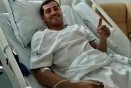 Iker Casillas agradeció a los mensajes y dijo qué está todo controlado