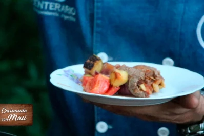 Hoy, en Cocinando con Maxi: rollitos de carne con verduras